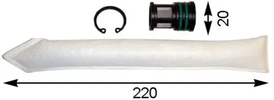 Trockner, Klimaanlage MAHLE AD 74 000S Bild Trockner, Klimaanlage MAHLE AD 74 000S