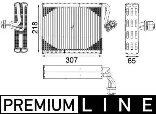 Verdampfer, Klimaanlage MAHLE AE 122 000P Bild Verdampfer, Klimaanlage MAHLE AE 122 000P