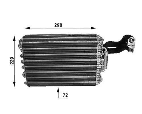 Verdampfer, Klimaanlage MAHLE AE 31 000S