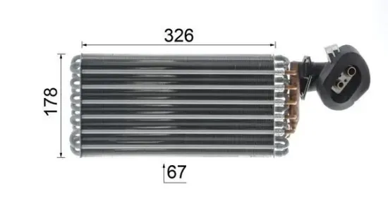 Verdampfer, Klimaanlage MAHLE AE 32 000P Bild Verdampfer, Klimaanlage MAHLE AE 32 000P