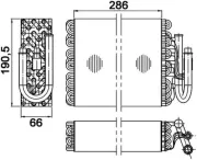Verdampfer, Klimaanlage MAHLE AE 35 000P
