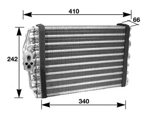 Verdampfer, Klimaanlage MAHLE AE 46 000S Bild Verdampfer, Klimaanlage MAHLE AE 46 000S