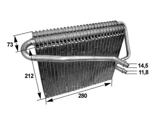 Verdampfer, Klimaanlage MAHLE AE 47 000S Bild Verdampfer, Klimaanlage MAHLE AE 47 000S