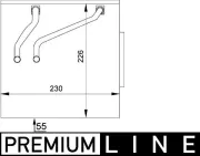 Verdampfer, Klimaanlage MAHLE AE 49 000P