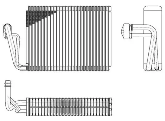 Verdampfer, Klimaanlage MAHLE AE 52 000P