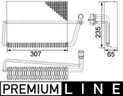 Verdampfer, Klimaanlage MAHLE AE 83 000P