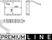 Verdampfer, Klimaanlage MAHLE AE 85 000P