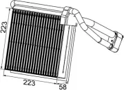 Kondensator, Klimaanlage MAHLE AC 337 000S