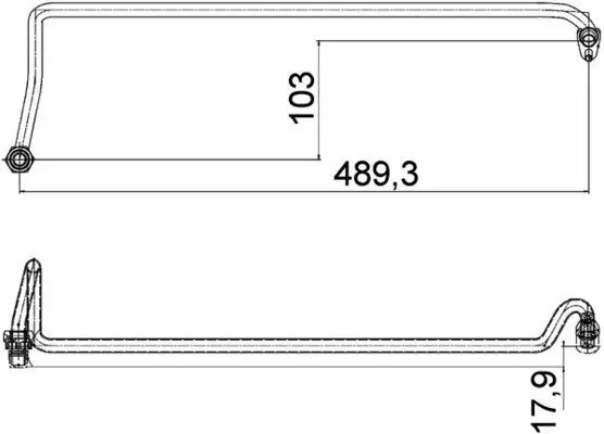 Ölschlauch MAHLE AHX 5 000P