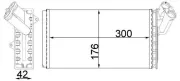 Wärmetauscher, Innenraumheizung MAHLE AH 104 000S