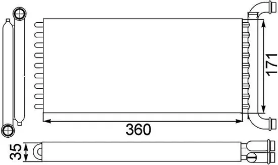 Kondensator, Klimaanlage MAHLE AC 355 000P Bild Kondensator, Klimaanlage MAHLE AC 355 000P