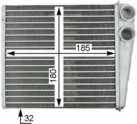 Wärmetauscher, Innenraumheizung MAHLE AH 208 000S Bild Wärmetauscher, Innenraumheizung MAHLE AH 208 000S