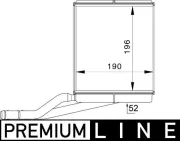 Wärmetauscher, Innenraumheizung MAHLE AH 228 000P