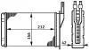 Wärmetauscher, Innenraumheizung MAHLE AH 74 000P Bild Wärmetauscher, Innenraumheizung MAHLE AH 74 000P