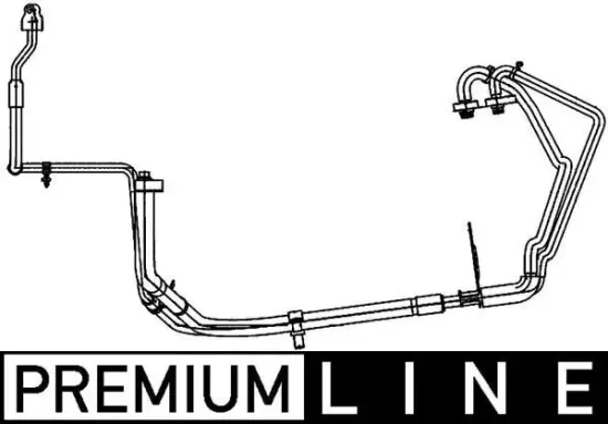 Hochdruck-/Niederdruckleitung, Klimaanlage MAHLE AP 109 000P Bild Hochdruck-/Niederdruckleitung, Klimaanlage MAHLE AP 109 000P