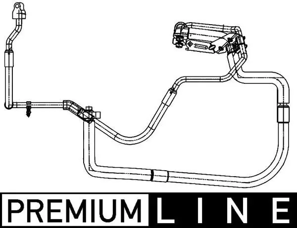 Hochdruck-/Niederdruckleitung, Klimaanlage MAHLE AP 110 000P