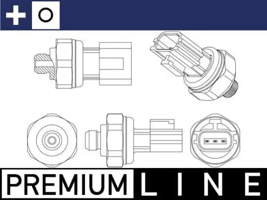 Druckschalter, Klimaanlage MAHLE ASE 11 000P Bild Druckschalter, Klimaanlage MAHLE ASE 11 000P