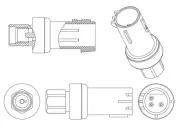 Druckschalter, Klimaanlage MAHLE ASE 5 000P