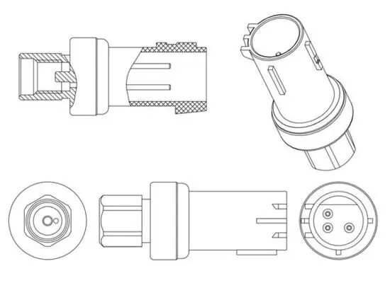 Druckschalter, Klimaanlage MAHLE ASE 5 000P Bild Druckschalter, Klimaanlage MAHLE ASE 5 000P