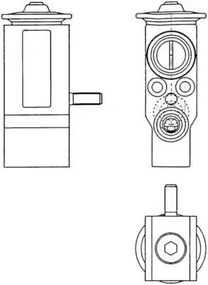 Expansionsventil, Klimaanlage MAHLE AVE 130 000P Bild Expansionsventil, Klimaanlage MAHLE AVE 130 000P