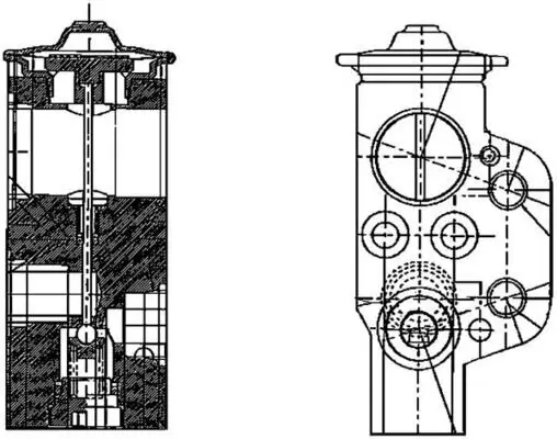Expansionsventil, Klimaanlage MAHLE AVE 58 000P Bild Expansionsventil, Klimaanlage MAHLE AVE 58 000P