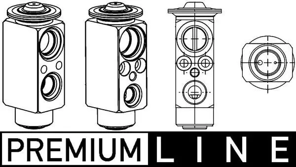 Expansionsventil, Klimaanlage MAHLE AVE 68 000P