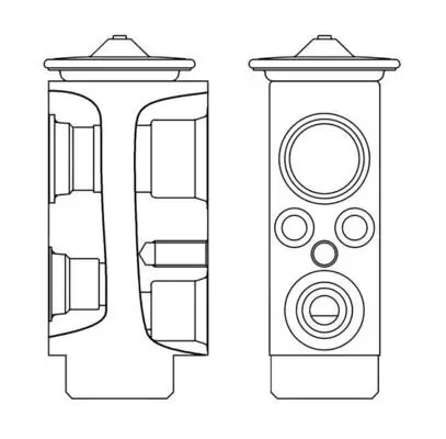 Expansionsventil, Klimaanlage MAHLE AVE 6 000S Bild Expansionsventil, Klimaanlage MAHLE AVE 6 000S