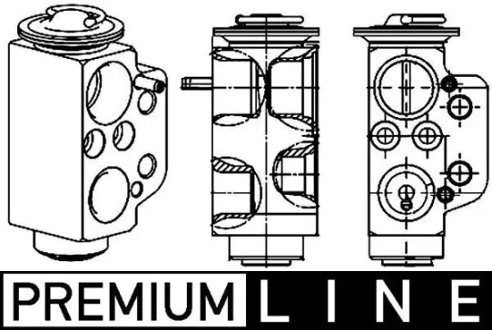 Expansionsventil, Klimaanlage MAHLE AVE 71 000P Bild Expansionsventil, Klimaanlage MAHLE AVE 71 000P