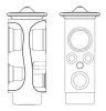 Expansionsventil, Klimaanlage MAHLE AVE 9 000S