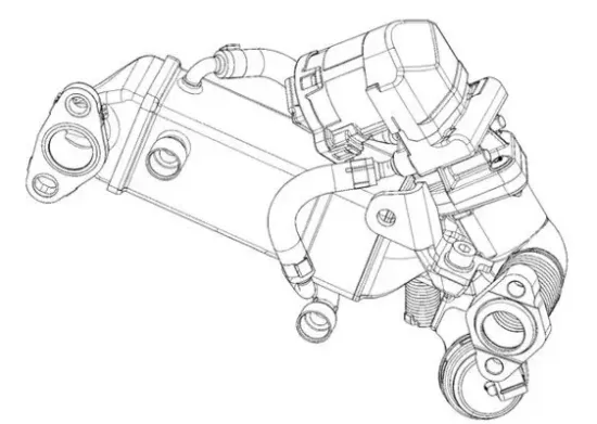 Kühler, Abgasrückführung MAHLE CE 10 000P Bild Kühler, Abgasrückführung MAHLE CE 10 000P