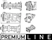 Kühler, Abgasrückführung MAHLE CE 23 000P