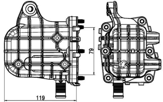 Kühler, Abgasrückführung MAHLE CE 4 000P Bild Kühler, Abgasrückführung MAHLE CE 4 000P