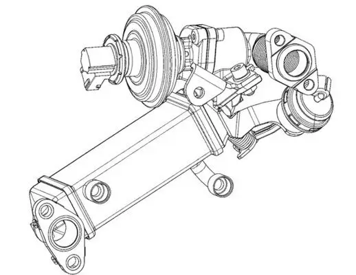 Kühler, Abgasrückführung MAHLE CE 7 000P Bild Kühler, Abgasrückführung MAHLE CE 7 000P