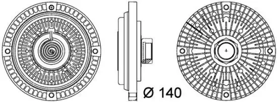 Kondensator, Klimaanlage MAHLE AC 668 000P Bild Kondensator, Klimaanlage MAHLE AC 668 000P