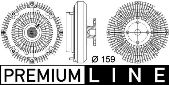 Kupplung, Kühlerlüfter MAHLE CFC 108 000P Bild Kupplung, Kühlerlüfter MAHLE CFC 108 000P