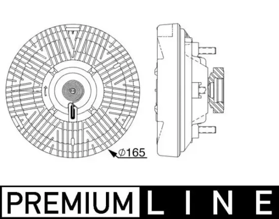 Kondensator, Klimaanlage MAHLE AC 827 000S Bild Kondensator, Klimaanlage MAHLE AC 827 000S