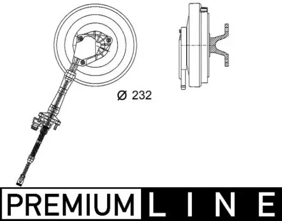 Kupplung, Kühlerlüfter MAHLE CFC 86 000P Bild Kupplung, Kühlerlüfter MAHLE CFC 86 000P