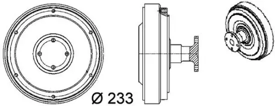 Kupplung, Kühlerlüfter MAHLE CFC 98 000P Bild Kupplung, Kühlerlüfter MAHLE CFC 98 000P