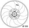 Lüfter, Motorkühlung MAHLE CFF 120 000P Bild Lüfter, Motorkühlung MAHLE CFF 120 000P