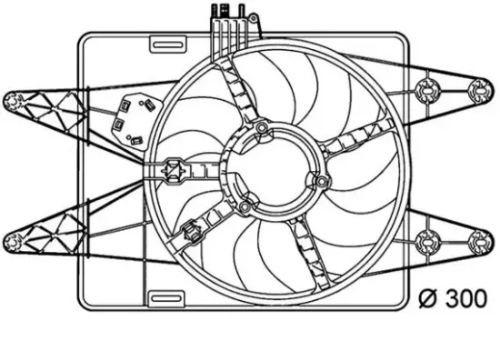 Lüfter, Motorkühlung MAHLE CFF 144 000P Bild Lüfter, Motorkühlung MAHLE CFF 144 000P
