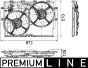 Lüfter, Motorkühlung MAHLE CFF 193 000P