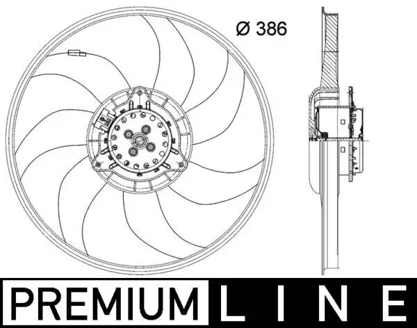 Lüfter, Motorkühlung MAHLE CFF 399 000P