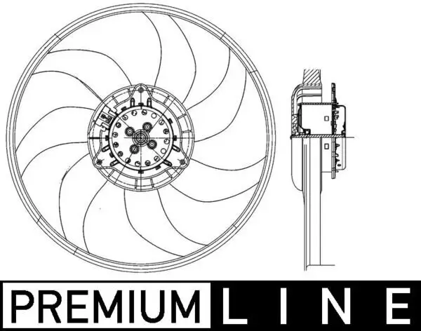 Lüfter, Motorkühlung MAHLE CFF 400 000P