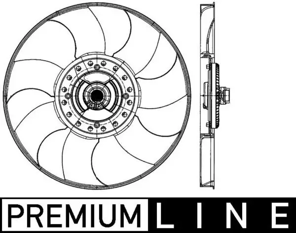 Lüfter, Motorkühlung MAHLE CFF 489 000P