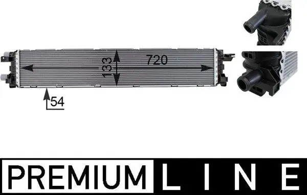 Niedertemperaturkühler, Ladeluftkühler mitte MAHLE CIR 13 000P