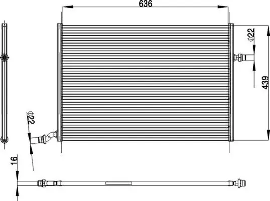 Niedertemperaturkühler, Ladeluftkühler MAHLE CIR 26 000P Bild Niedertemperaturkühler, Ladeluftkühler MAHLE CIR 26 000P