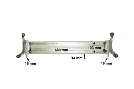 Niedertemperaturkühler, Ladeluftkühler MAHLE CIR 6 000P Bild Niedertemperaturkühler, Ladeluftkühler MAHLE CIR 6 000P