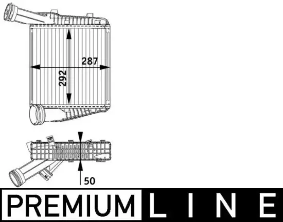 Ladeluftkühler MAHLE CI 142 000P Bild Ladeluftkühler MAHLE CI 142 000P