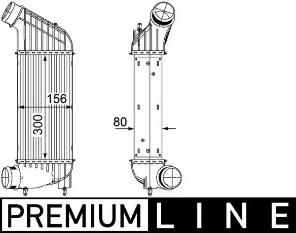 Ladeluftkühler MAHLE CI 181 000P