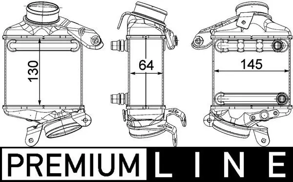 Ladeluftkühler MAHLE CI 186 000P